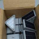 8PK Solar Step Lights, Outdoor Decor Stair Lights Deck Light Waterproof IP67 Solar Lights for Deck, Yard, Patio, Garden, Walkways, Front Door, Pathway, Driveway, Porch (Warm White)