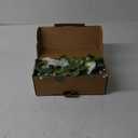 Anna's Whimsy 5.91FT Artificial Eucalyptus Garland with Flowers, Fake Flower Rose Gypsophila, Faux Floral Greenery Garland for Wedding Spring Home Party Craft Art Table Runner Decor