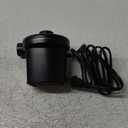 Etekcity Air Pump for Inflatables, Portable Electric Air Mattress Pump, Quick-Fill Perfect Inflator/Deflator for Couch, Blow up Pool Floats Raft Bed Boat Toy with Nozzles, 110-120V, Black (Small)