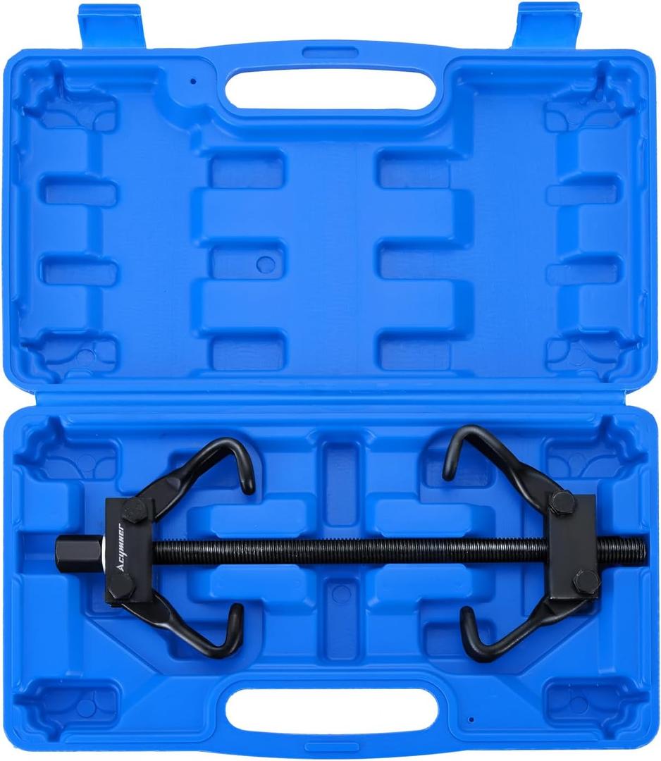 Coil Spring Compressor Tool Set | Coil Spring Compressor for Suspension,Compress,Remove & Install Strut Coil Springs, Fits Most Passenger Cars and Light Trucks