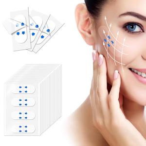 120PCS Face Lift Tape Invisible Neck Lift Tape Invisible Instant Lifting Face Tape for Wrinkles Overnight Sagging Skin