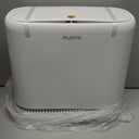 funest Bathroom Trash Cans, Garbage Can with Press Type Lid,10L Dogproof Slim Plastic Narrow Trash Bin