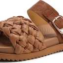 KuaiLu Women's Arch Support Orthopedic Open Toe Sandals