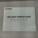 7Color LED Light Therapy Mask, Wireless Green Silicone Face Mask for Red Light Therapy, Infrared, Blue Light, and Skin Rejuvenation, Adjustable Brightness & Skin Treatment, Green