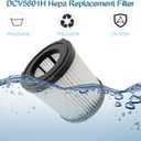 2 Packs DCV5801H Replacement Filter Compatible with DEWALT DCV580/DCV581H 20V MAX Wet Dry Vacuum Cleaner,Updated 4 Foam Sleeve Filters & 1 Brush Washable and Reusable