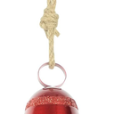 Styleonme Decorative Bells Red, 1-Piece Christmas Bells, Tree Hanging Ornament, Alloy Steel Jingle Bells for Christmas Holiday Decoration