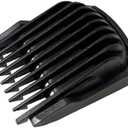 maxeylead Replacement 3-7mm Pivoting Comb Compatible with Philips Norelco Multigroom MG3750 MG5750 MG7750 MG7790 MG9510 BT5511 Beard Trimmer Attachment Parts Black