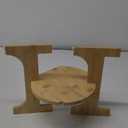 Wood Drink Dispenser Holder Solid Base Decorative Pitcher Stand For Parties Containers