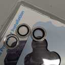 imluckies Camera Lens Protector for iPhone 17 Pro/iPhone 17 Pro Max, AR+AF Tempered Glass & 9H Hardness Shatterproof, HD Clear Metal Sparkle Lens Cover with Installation Tray 2025, Bling Sliver