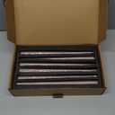 Sahara Beige Tall Taper Candles 12 inch Unscented Smokeless Long Tall Tapered Candle for Candlesticks Sticks Wedding Advent Home Decor Dinner Christmas, Set of 12