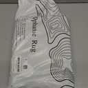 Ophanie Round Rug 5Ft Green Circle Area Rug, Green Room Decor, Fluffy Fuzzy Bedroom Carpet, Plush Soft Shaggy Living Room Rugs for Kids Home Decor Aesthetic, Nursery