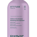 ATTITUDE Moisture Rich Hair Shampoo, EWG Verified, For Dry and Damaged Hair, Naturally Derived Ingredients, Vegan and Plant Based, Quinoa and Jojoba, 32 Fl Oz