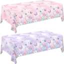 Gatherfun Butterfly Birthday Party Supplies: Butterfly Decorations with 2 PCS Disposable Plastic Tablecloths, for Kid's Birthday Party Decorations, Size 54x 108