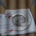 Semi Flush Mount Ceiling Light Brushed Gold - Clear Glass Pendant Lamp Shade, Modern Farmhouse Light Fixture for Hallway Corridor Kitchen Entryway Bedroom, Bulb Not Included