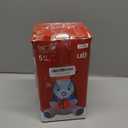 COMIN 5 FT Christmas Inflatables Outdoor Decorations Inflatable Dog with Gift Box Blowups with Built-in LEDs for Yard Party Garden Lawn Decor