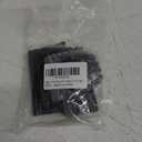 Wealrit 6 pcs Non-Mortise Hinges Door Hinges 3 Inch Length Heavy Duty Door Hinges Black Bifold Butt Hinges with Screws