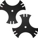 2 Pack 781-0748-0637 Edger Blades for Craftsman Edger, 781-0748 9" 3-Side Edger Star Blade 5/8" Center Hole Compatible with Troy-Bilt, MTD, Cub Cad et Edgers, Replace 781-0748, 40-009, 490-105-M017