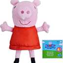 Peppa Pig Toys Giggle 'n Snort Peppa Pig Plush Doll, Interactive Stuffed Animal with Sound Effects, Preschool Toy for Kids Ages 12 Months and Up