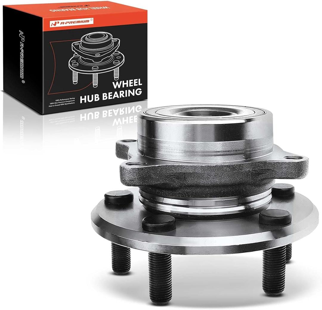 A-Premium Front Wheel Bearing and Hub Assembly with 5-Lug Compatible with Honda Odyssey 2011-2017