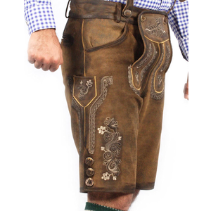 Lederhosen Store | Oktoberfest Bavarian Short Lederhosen Men | Traditional Authentic German Outfit 50
