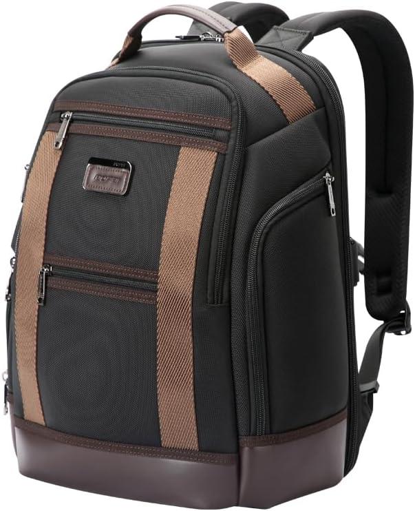 BOPai Laptop Men Business 15.6 inch Waterproof Black & Brown