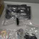 Farmhouse Medicine Cabinet - 3-Tier Wall Mounted Storage Organizer with Adjustable Shelves, Towel Bar, 5 Hooksfor Small Bathroom, Laundry Room, Over Toilet, Living Room, Bedroom (Walnut)