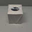 Sumnacon Square Linen Tissue Box Cover - Stylish Cube Tissue Box Holder with Magnetic Bottom, Decorative Tissue Box for Vanity Toilet Tank Dresser Night Stand Table Countertop Office Car, Beige