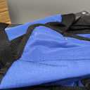 SPORT BEATS Low Beach Chairs Set of 2 Folding Beach Chairs High Back Support with Head Pillows Shoulder Straps (Blue)