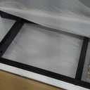 WH-AOERPYMY Natural Real Wood Bookcase,Industrial Bookshelf,6 Tier Solid Wood Open Book Shelf Storage,Metal Shelving Unit,Farmhouse Wide Etagere Bookcase for Office Living Bedroom (6 Tiers)