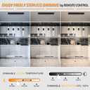 4-Light Modern LED Chandelier,Dimmable Hanging LED Pendant Light for Kitchen Dining Room Bedroom Kitchen Island Cafe