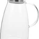 GLEAVI Large Capacity Electric Kettle Borosilicate Water Pitcher with Tea Filter for Tea Iced Beverages and Cold Water for Home and Parties