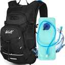 WOLT Hydration Backpack 18L Hiking Water Backpack with 2L Water Bladder for Men Women, Hydration Pack for Running Cycling Biking and Climbing (Black)