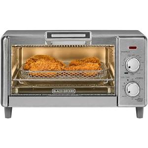 BLACK+DECKER 4-Slice Air Fry Toaster Oven, 5-in-1 Countertop Oven
Air fry, bake, broil, toast and keep warm with EvenToast technology and room for a 9-inch pizza.