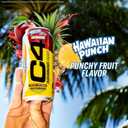C4 Energy Drink, Hawaiian Punch Fruit Juicy Red, Carbonated Sugar Free Pre Workout Performance Drink with no Artificial Colors or Dyes, 16oz Pack of 12
