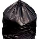 HBC Value Perfomance Can Liners 30"x36", Black, 0.65Mil, 10/25, LLDPE Liners