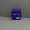 MIULEE Brown Sheer Curtains 84 Inches Long, 4 Panels Set, Rod Pocket Voile Drapes Light Filtering and Semi Transparent, Elegant Window Treatments for Bedroom Living Room,42 x 84 Inches