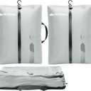 Vacuum Bags for Travel, Professional IP67 Reusable Vacuum Compression Bags for Travel Suitcases and Backpack, Durable Space Saver Bag (2 PACK, No Pump)