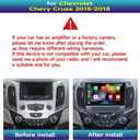 Android 14 Car Radio Stereo for 2015-2018 Chevrolet Chevy Cruze, 9.1 Inch Touch Screen Head Unit Dash Kit with Wireless CarPlay Android Auto, GPS Navigation BT SWC WiFi 5G DSP