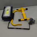 100W COB Rechargeable Work Light, 7000LM Cordless LED Work Lights, Waterproof Portable Flood Light with Stand for Outdoor Camping, Hiking, Garage, Car Repairing, Workshop Job Site Lighting