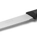 Arcos Serrated Steak Knife Set of 6 Pieces in Stainless Steel. 4 Inch Meat Knives Set with Ergonomic Polypropylene Black Handle. Series Nova