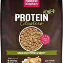 The Honest Kitchen Human Grade Dog Food, Protein Plus+ Clusters Grain Free Chicken Dry Dog Food, 18 lb Bag, BEST BY 06/26/2027