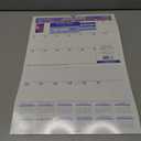 AT-A-GLANCE 2025 Erasable Calendar, Dry Erase Wall Planner, 12" x 17", Small (PMLM022825)