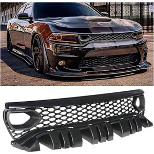 Front Grille Compatible With 2015-2024 Dodge Charger Non-Widebody