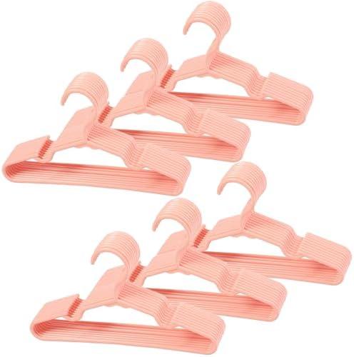 60 pcs Pink Baby Nursery Closet Hangers,Non-Slip Laundry Infant Pant Hanger for Newborn Clothes,Ultra-Thin Child Coat Hanger for Girl Boy Toddler Kid