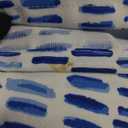 Melody Elephant Outdoor Rectangle Tablecloth, 60×84 Inch Water Repellent Picnic Table Cover with Umbrella Hole Zipper for Patio Family Meal, Pebble Blue