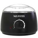 Waxkiss 14Oz Wax Warmer for Hair Removal, Professional Wax Melting Machine for Women Men With Aluminum Pot And See-Through Lid (Black01)
