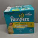 Pampers Swaddlers Diapers, Size 0 (up to 10 lbs), 140 Count, Absorbent, Keeps Baby Dry and Comfortable, Skin Safe Disposable Baby Diaper (Newborn)