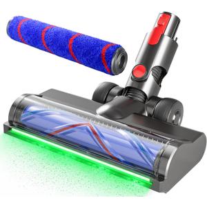 Vacuum Replacement Heads for Dyson V7/V8/V10/V11/V15,180 Degree Rotating Cleaning Blind Spot Dust,2 in 1 Vacuum Attachments for Thin Carpets,Hardwood Floors & Tiles