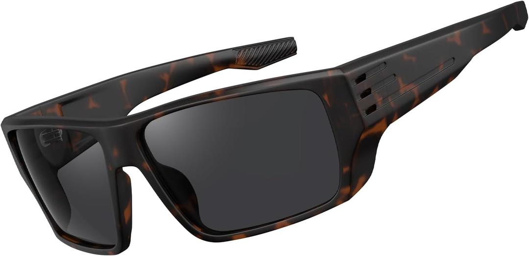 STGATN Polarized Sports Sunglasses for Men Driving Cycling Fishing Running UV400 Protection