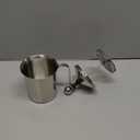 304 Stainless Steel Double-layer Manual Foamer for Milk Coffee, etc. (27 oz)